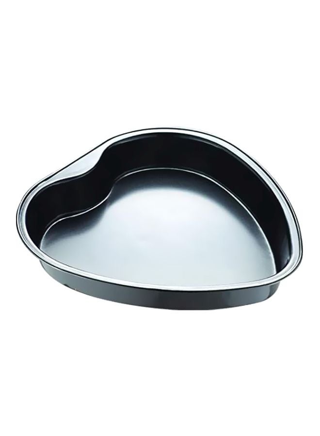 BLACKSTONE Heart-Shaped Non stick Cake Pan Black 27.5 x 26.5 x 4.5cm - Image 1