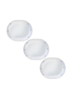 Corelle 6-Piece Livingware Platter Set White/Provincial Blue 12x10x1inch  - Image 1