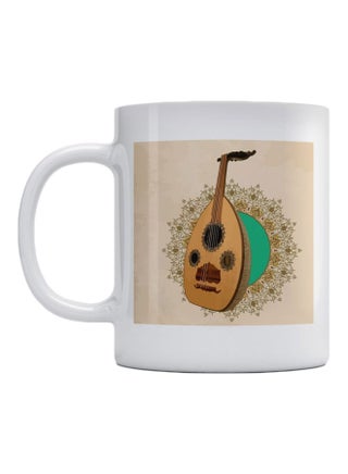 Oud Printed Ceramic Mug Brown/Beige/White - v1585929274/N36470169A_1