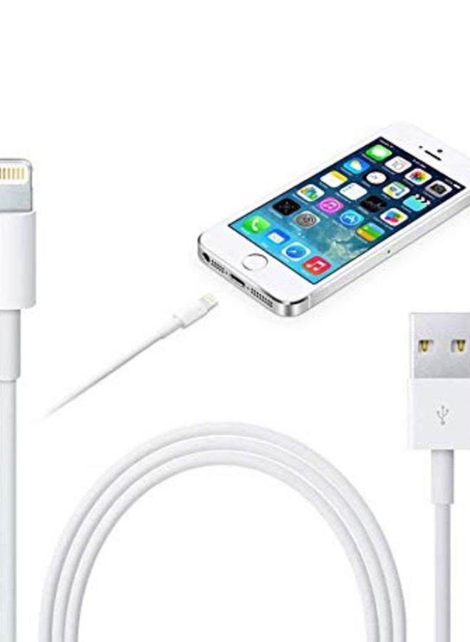 أبرايت كابل USB بديل للشحن ومزامنة البيانات أبيض/فضي - Image 2