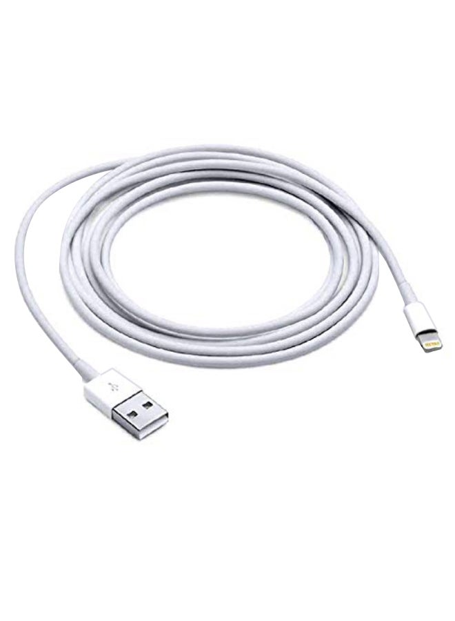 أبرايت كابل USB بديل للشحن ومزامنة البيانات أبيض/فضي - Image 1