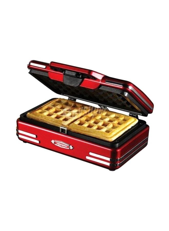 Nostalgia Waffle Maker 750W 750 W RWM200RECTRED Red/White/Black  - Image 3