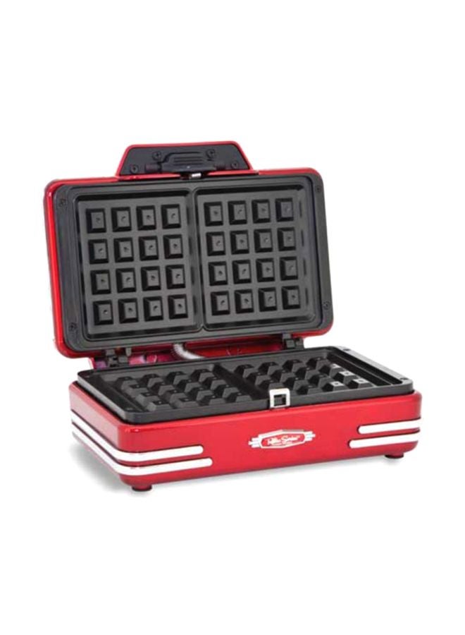 Nostalgia Waffle Maker 750W 750 W RWM200RECTRED Red/White/Black  - Image 4