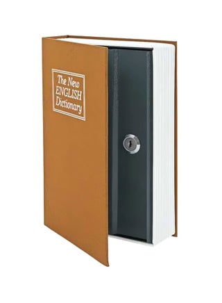Book Convertible Safe Brown/White/Black 66x262x198centimeter - v1585983710/N36432865A_1