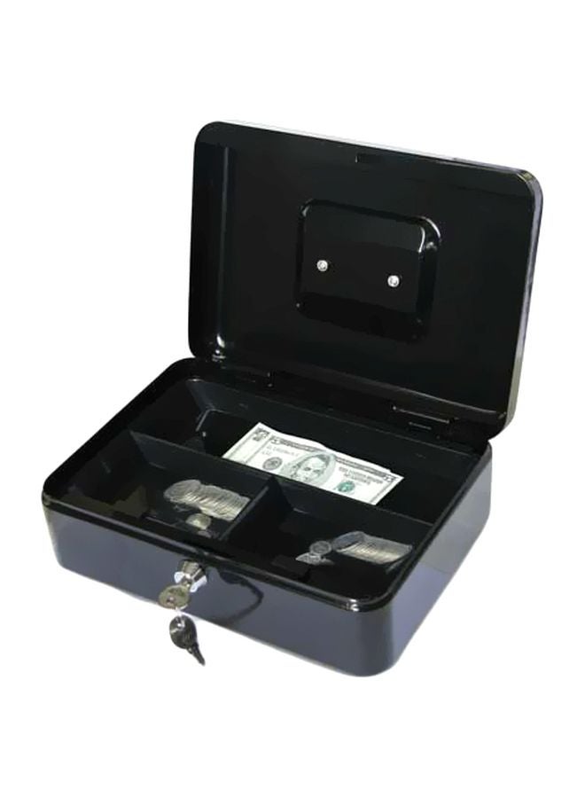 StarTech Portable Safety Cash Box Black 248x88x178mm