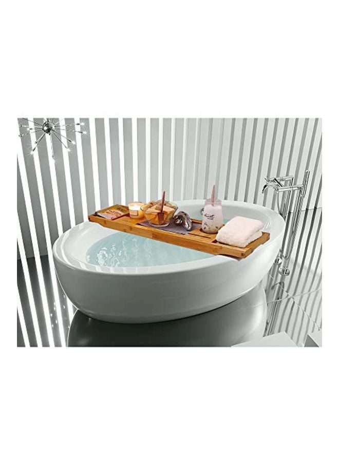 Adjustable Bathtub Caddy Tray Beige 258.6x108x21inch - v1585990687/N36472559A_4