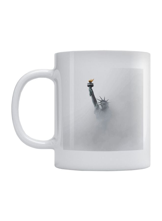 Atiq Freedom Tower Printed Mug White/Grey
