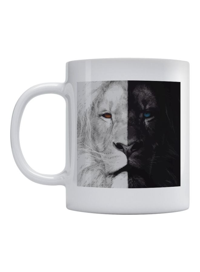 أتيك مج بطبعة أسد أبيض/ أسود 350ملليلتر