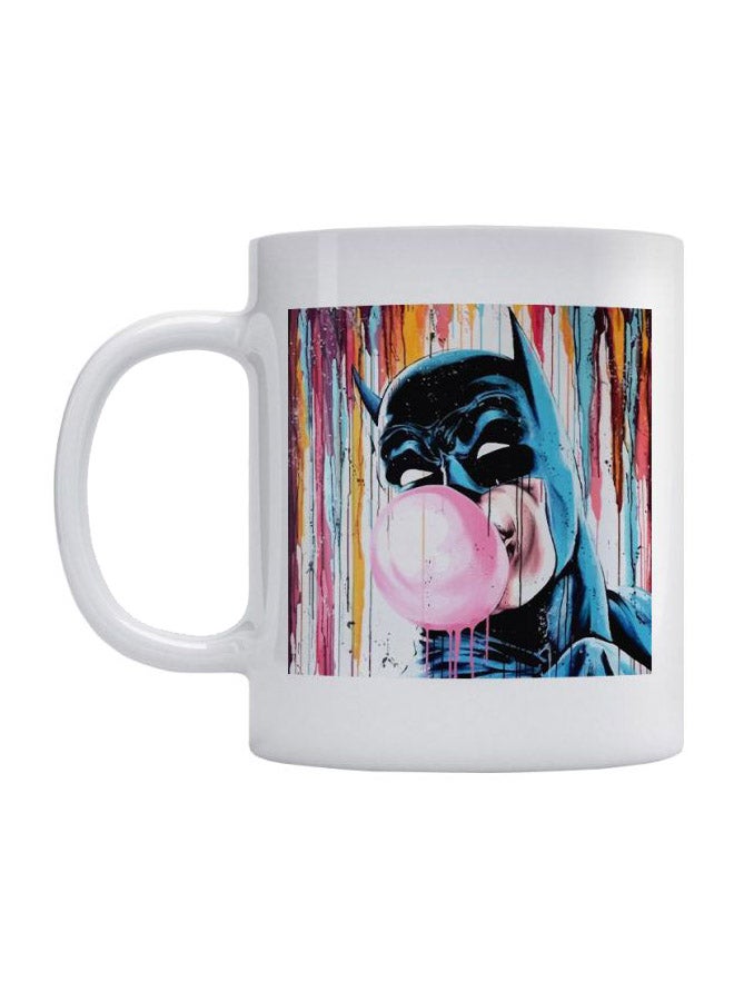 Atiq Batman Printed Mug White/Black/Pink
