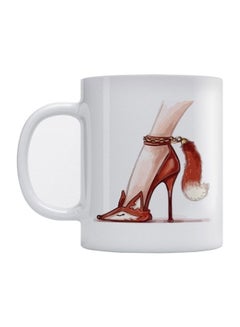 Atiq Fox Shoes Printed Mug White/Brown/Beige 