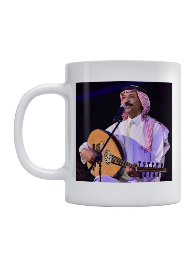 Abadi Al-Johar Printed Mug White/Blue 350ml