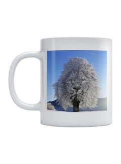 Atiq Tree Lion Printed Mug White/Blue/Grey 