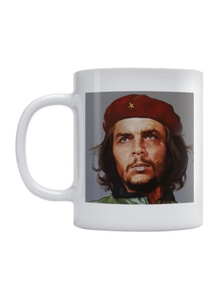 Guevara Printed Ceramic Mug White/Brown/Beige 350ml - v1585991476/N36471121A_1