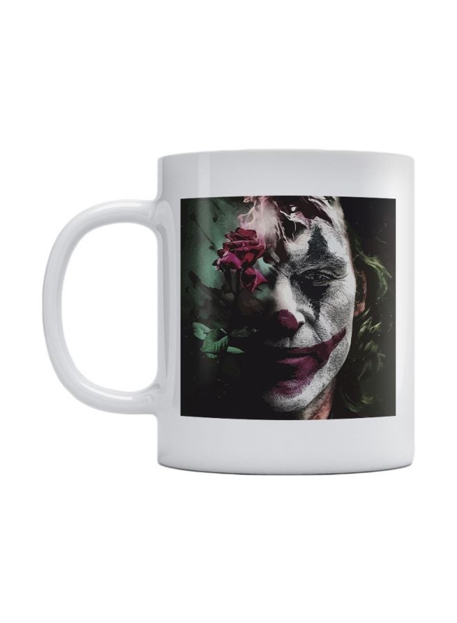 Atiq The Joker Printed Mug White/Purple/Green