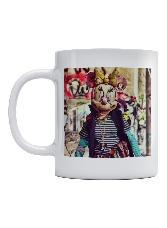 Atiq Minnie Mouse Printed Mug White/Purple/Red 
