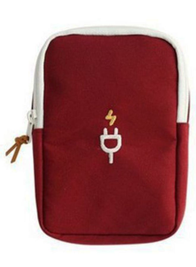 Beauenty Portable Waterproof Finishing Gadget Holder Case Red/White - Image 1