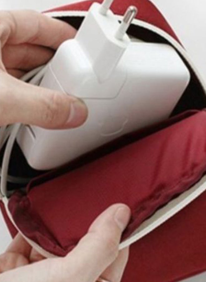 Beauenty Portable Waterproof Finishing Gadget Holder Case Red/White - Image 2