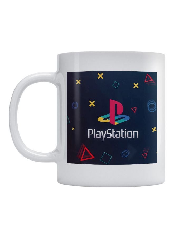 أتيك مج بطبعة بلايستيشن . أبيض/أزرق/وردي 350ملليلتر