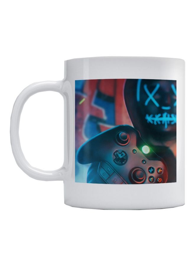 Atiq Gamer Boy Printed Mug Blue/White/Red