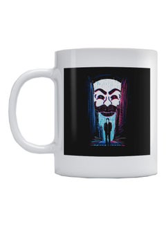 Atiq Mr Robot Printed Mug White/Black 350ml 