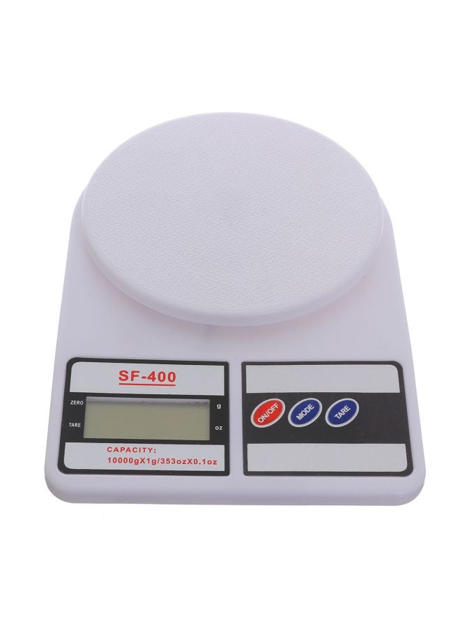 Electronic Kitchen Scale White/black 10kg - Image 1
