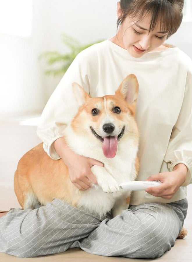 Electric Pet Hair Trimmer White/Silver - Image 2