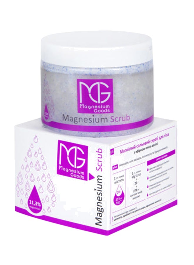 Magnesium Scrub With Vanilla Aroma For Body 350ml