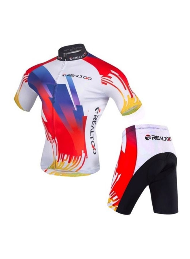 Generic Short Sleeves Cycling Suit Set M - Image 1