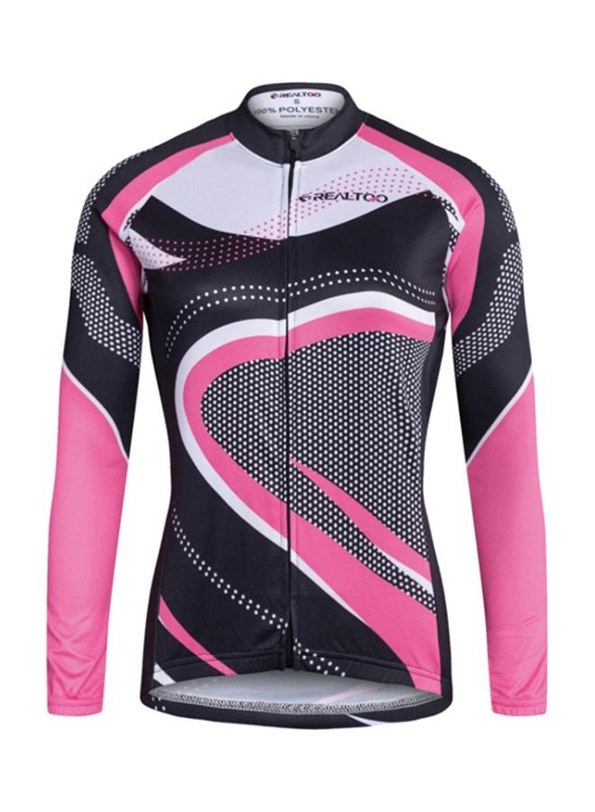Generic Long Sleeves Cycling Suit Set L  - Image 1
