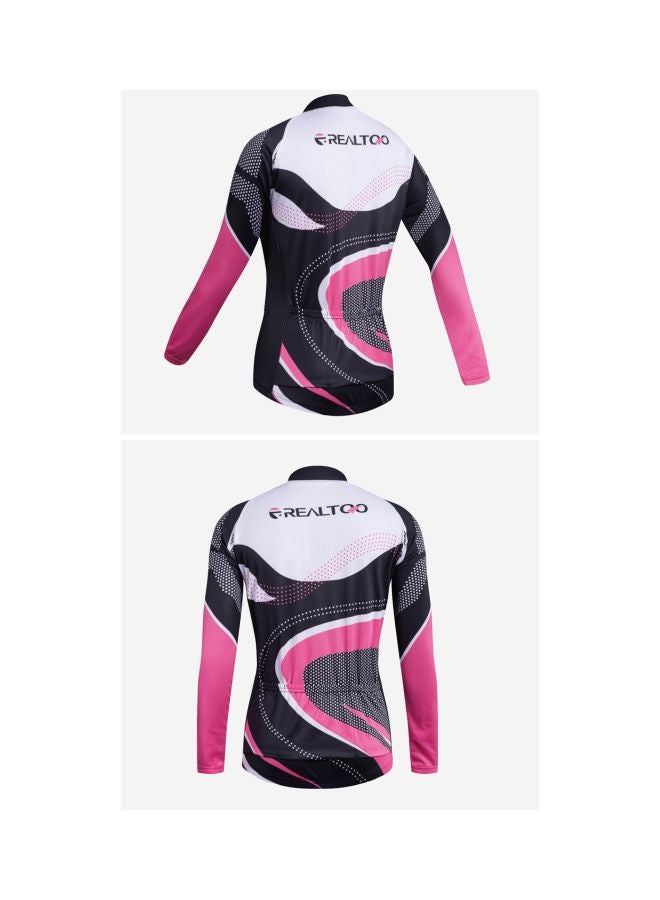 Generic Long Sleeves Cycling Suit Set L  - Image 4