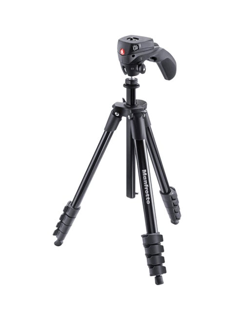 Compact Advanced Tripod With 3-Way Head Black