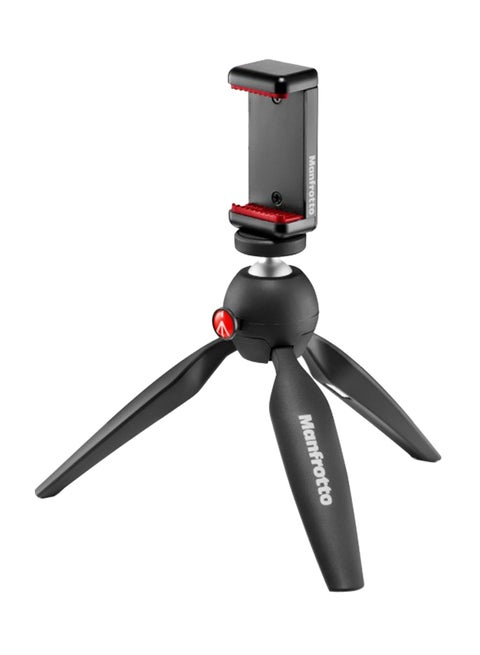 Mini Tripod With Universal Smartphone Clamp Black