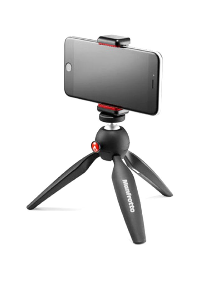 Mini Tripod With Universal Smartphone Clamp Black