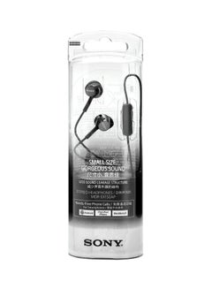 Sony Wired In-ear Headphones Black  - Image 2