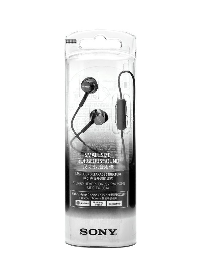 Sony - Wired In-ear Headphones Black - Image 1