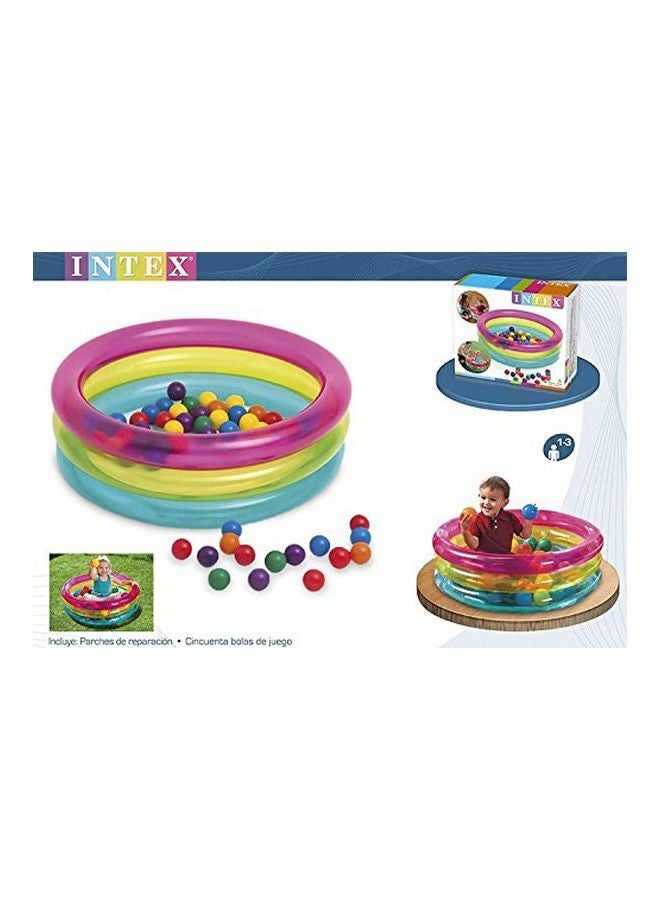 انتكس حفرة كروية بثلاث حلقات قابلة للنفخ - Image 2