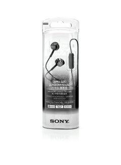 Sony In-ear Wired Earphones With Microphone And Line Control Black  - Image 2
