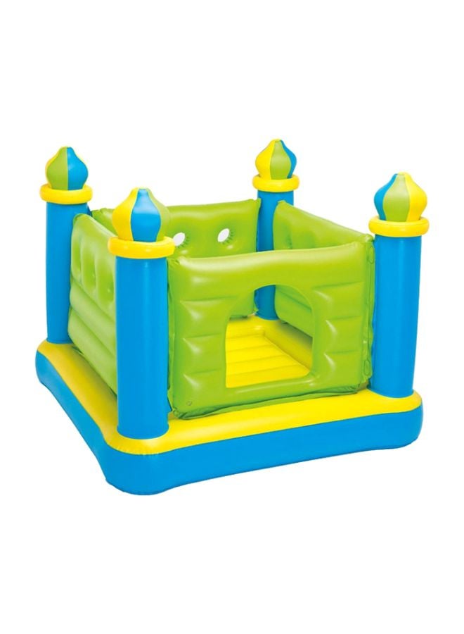 انتكس نطاطة قابلة للنفخ جامب-أو-لين على شكل قلعة - Image 1