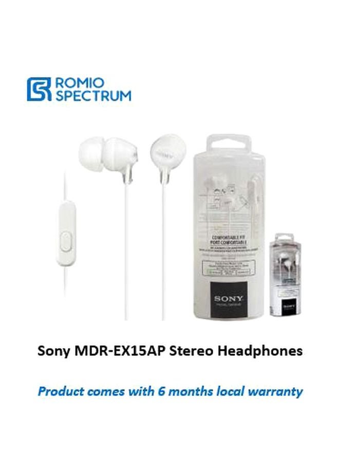 Sony Wireless In-Ear Headphones With Mic White - Image 3