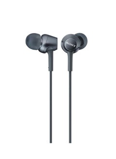 Sony MDR-Ex250AP In Ear Wired Earphones With Mic Black  - Image 3