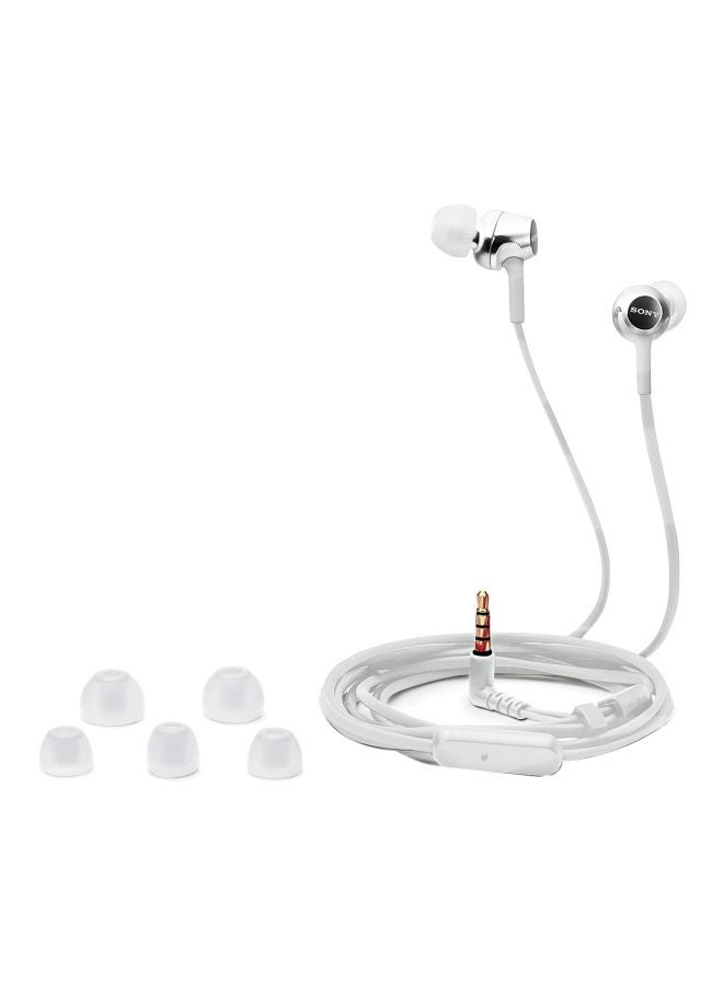 Sony MDR-Ex250AP In-Ear Headphone With Mic White - Image 1