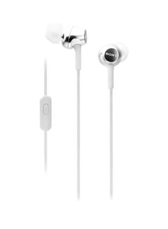 Sony Wired In-Ear Stereo Headphones White  - Image 1