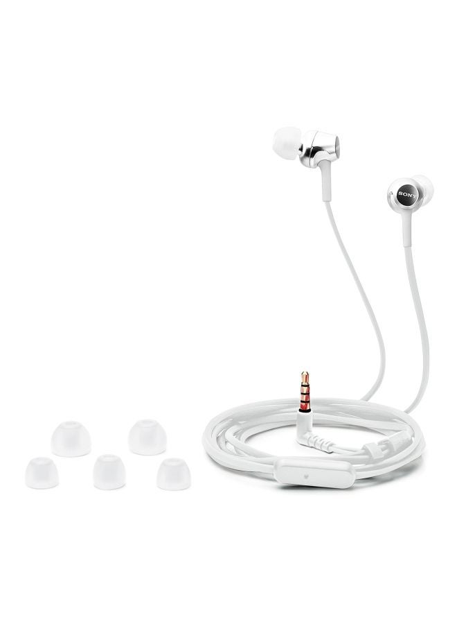 Sony Wired In-Ear Stereo Headphones White - Image 3