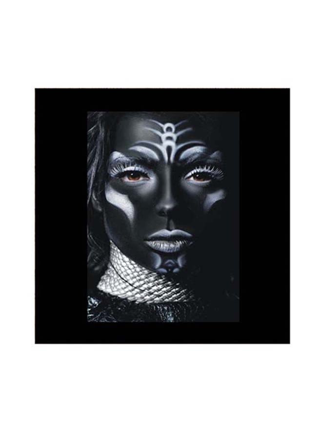 أتيك لوحة ديكور للحائط مع الإطار أسود/ أبيض 30x30سم - Image 1