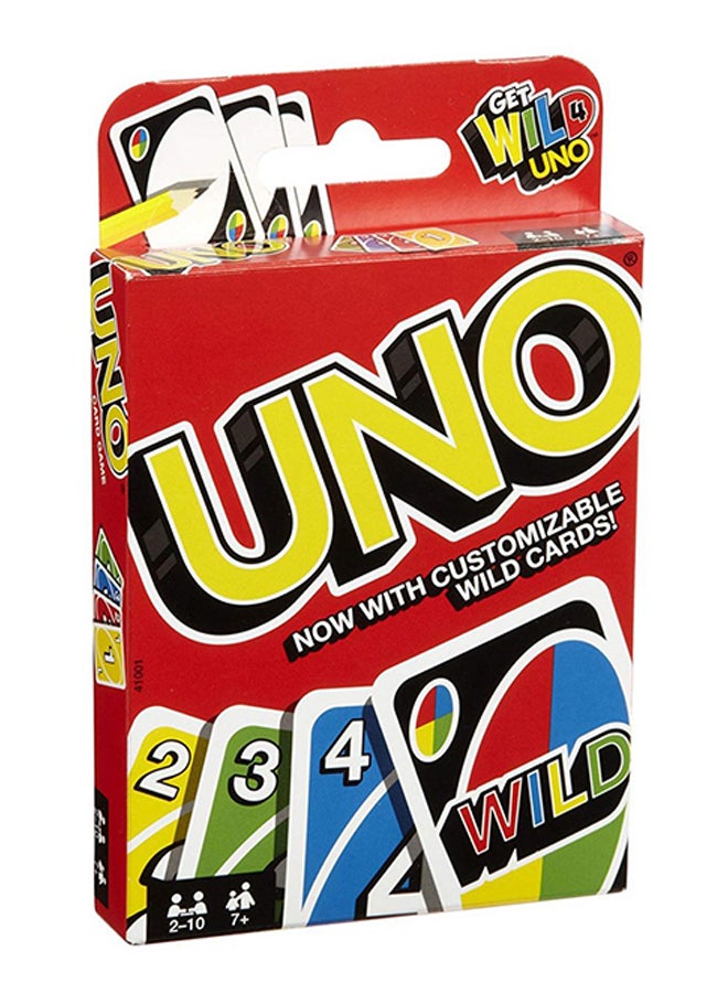 Mattel Games Get Wild Uno Card Game - Image 1
