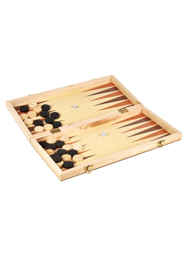 TASHENG ERIC 3-In-1 Wood Chess Set 39cm - Image 2