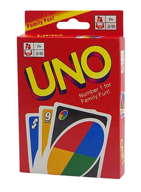Uno Family Fun Card Game 13.7 x 8.9cm