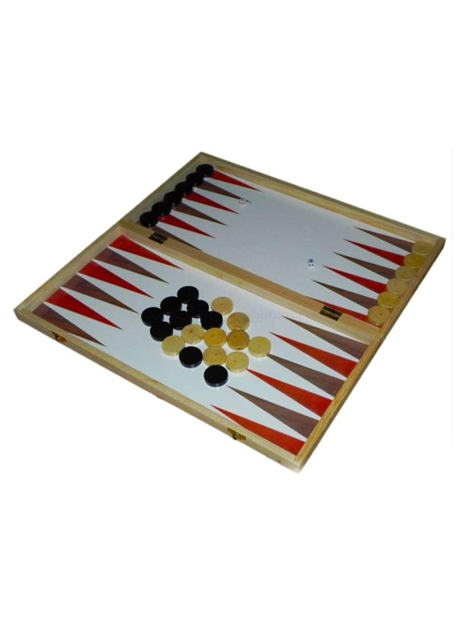 طقم شطرنج خشبي قابل للطي 3 في 1 48 x 48سم - Image 2