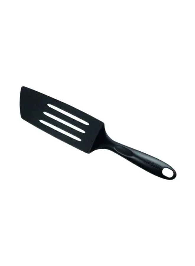 Tefal TEFAL Bienvenue Long Spatula | Kitcken Tool | High-Heat Resistance | Scratch-Free for Cookware | Dishwasher-Safe | Black | Plastic | Made in France | 2 Years Warranty | 2744112