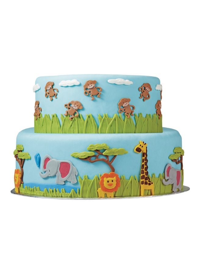 Wilton Jungle Animals Fondant Gum Paste Mould Dark Orange - Image 4
